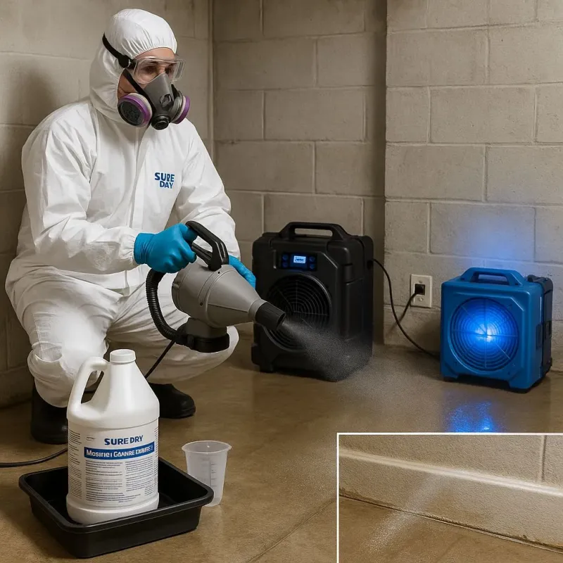 Sanitization and Odor Removal process in Adamstown, MD