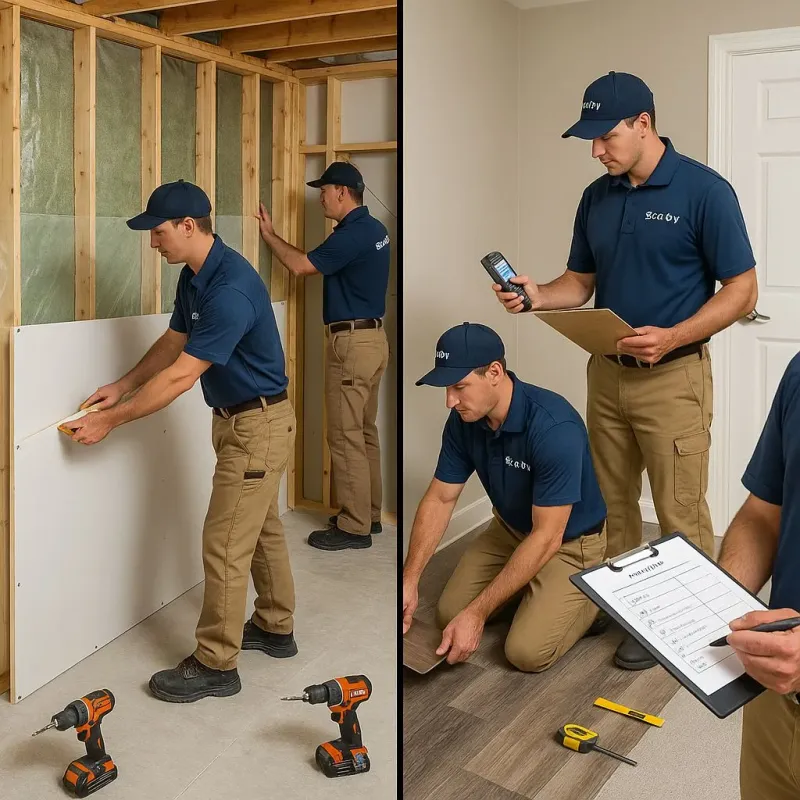 Repairs and Reconstruction process in Adamstown, MD